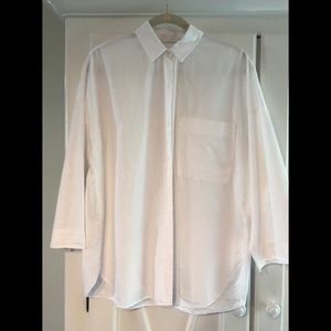 Zara white blouse